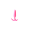 Plug anal rose souple base évasée Pocket Pleasure + 1 dosette lubrifiant 